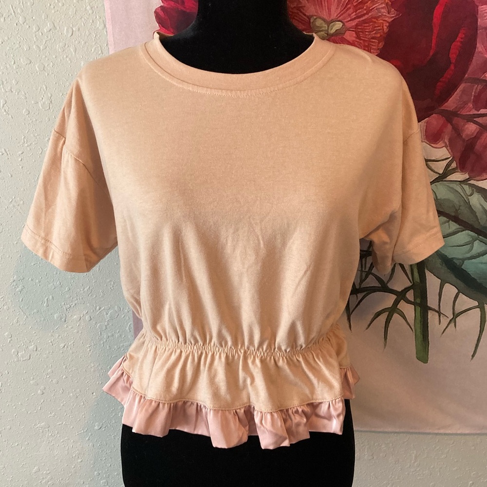 3/$15 Very J Peplum Tee